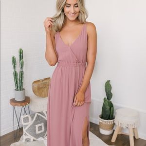 Dusty Rose Maxi Dress